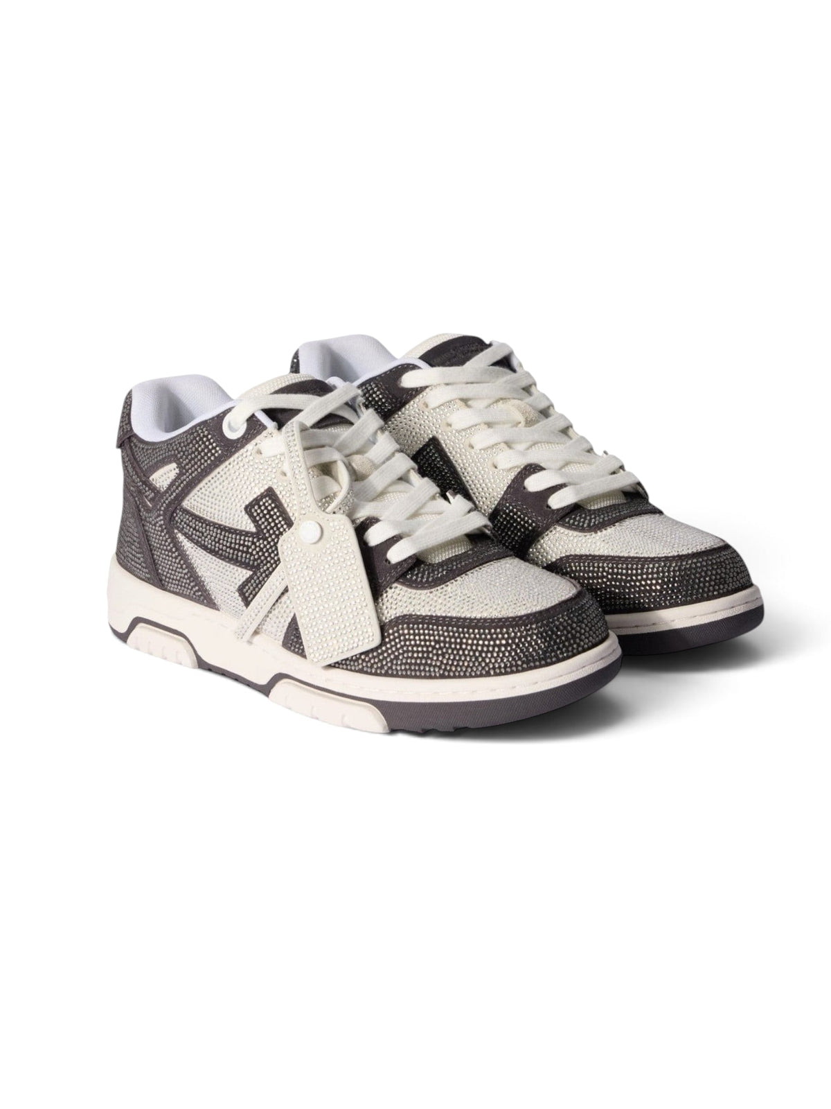 OFF WHITE OUT OF OFFICE CRYSTAL WHITE DARK GREY