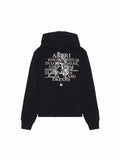 Sudadera negra con capucha AMIRI Precious Memories de The Hype Company con estampado gráfico blanco en la espalda