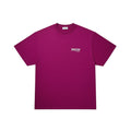 Camiseta morada de algodón The Hype Company con logo Balenciaga Campaign bordado en el pecho