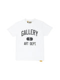Camiseta blanca de algodón The Hype Company con estampado gráfico negro Gallery Art Dept en el pecho