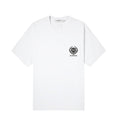 Camiseta blanca de algodón The Hype Company con bolsillo en el pecho y escudo Givenchy estampado en negro