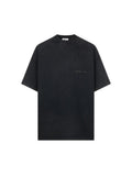 The Hype Company camiseta negra de algodón con cuello redondo y manga corta, con logo sutil en el pecho.