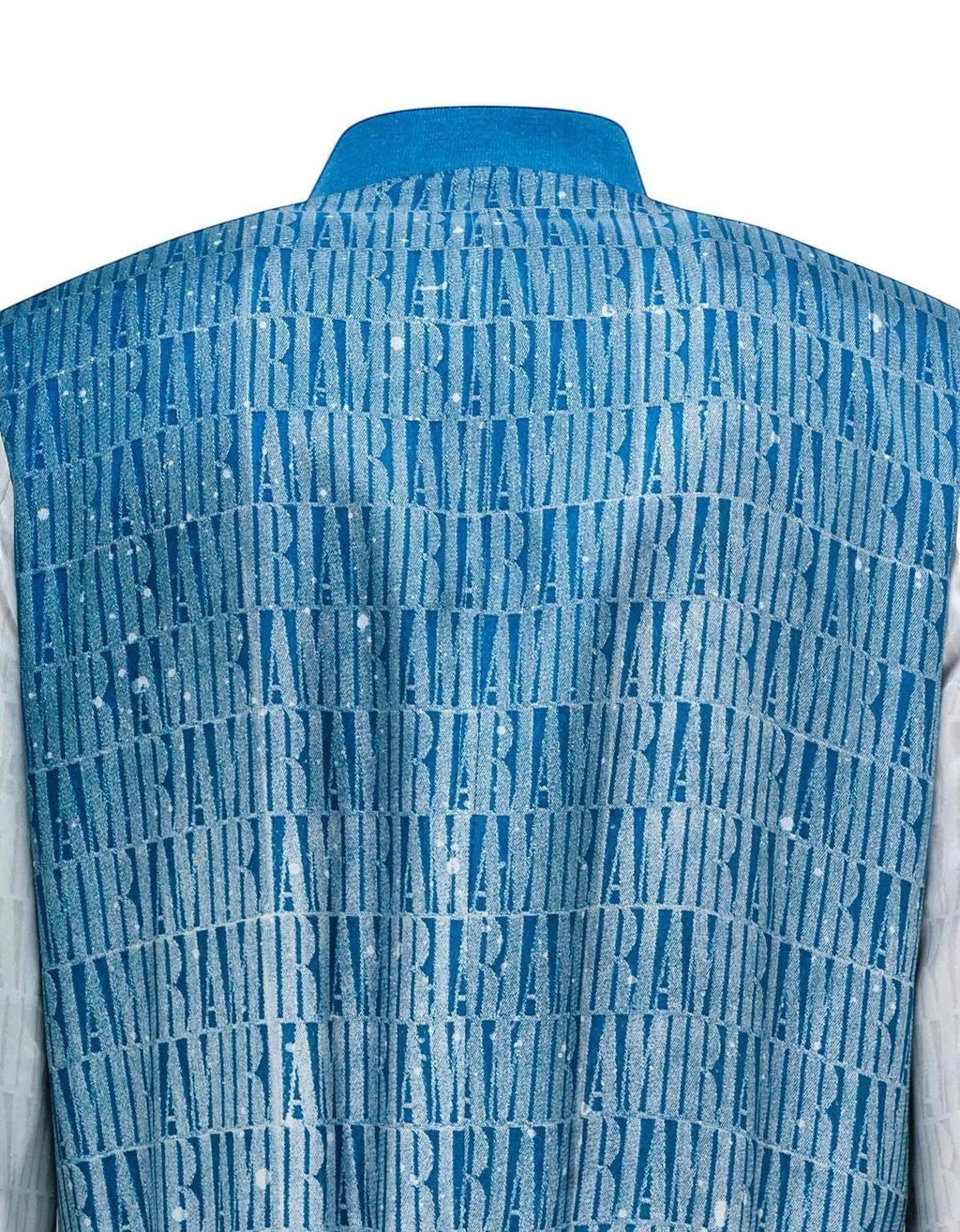 Chaqueta bomber de seda The Hype Company con estampado de logo AMIRI en degradado azul y efecto de salpicaduras