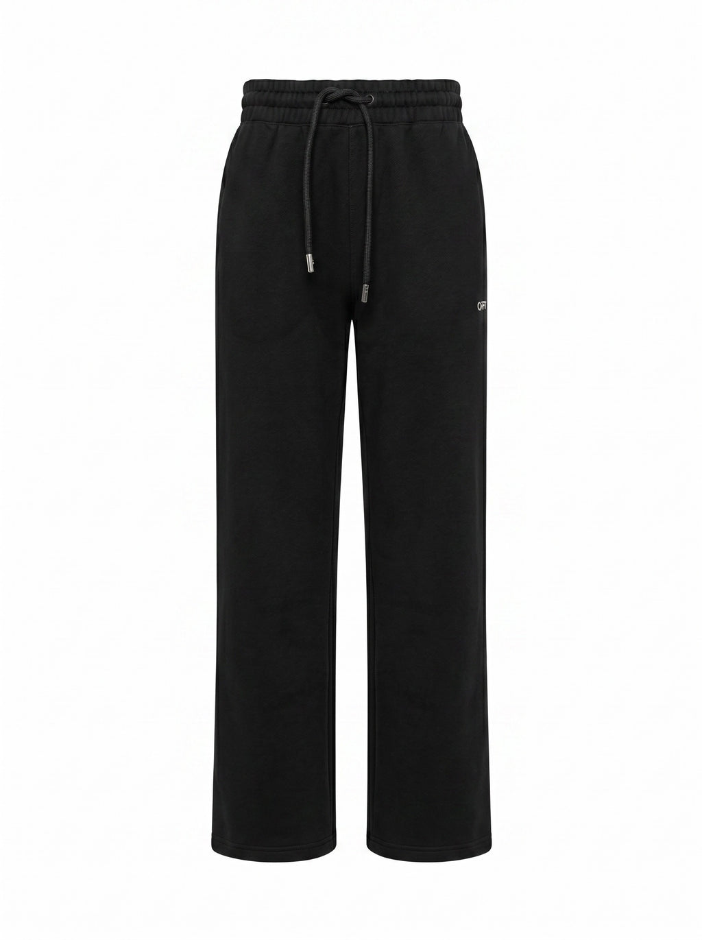 Pantalones de chándal negros The Hype Company con diseño Bolt Arrow, cintura elástica con cordón y bajo abierto