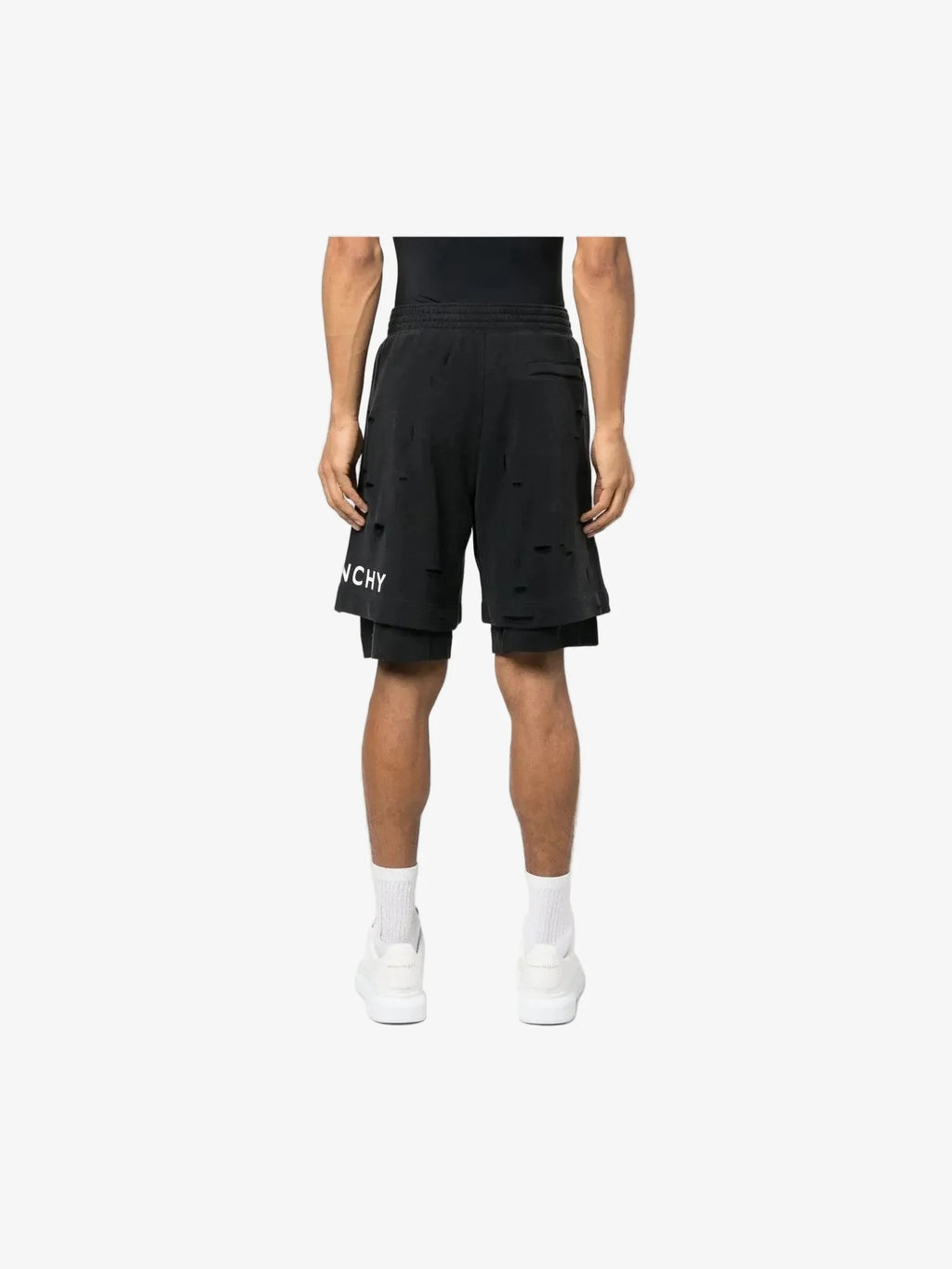 GIVENCHY CUTTED OUT SWEATSHORTS