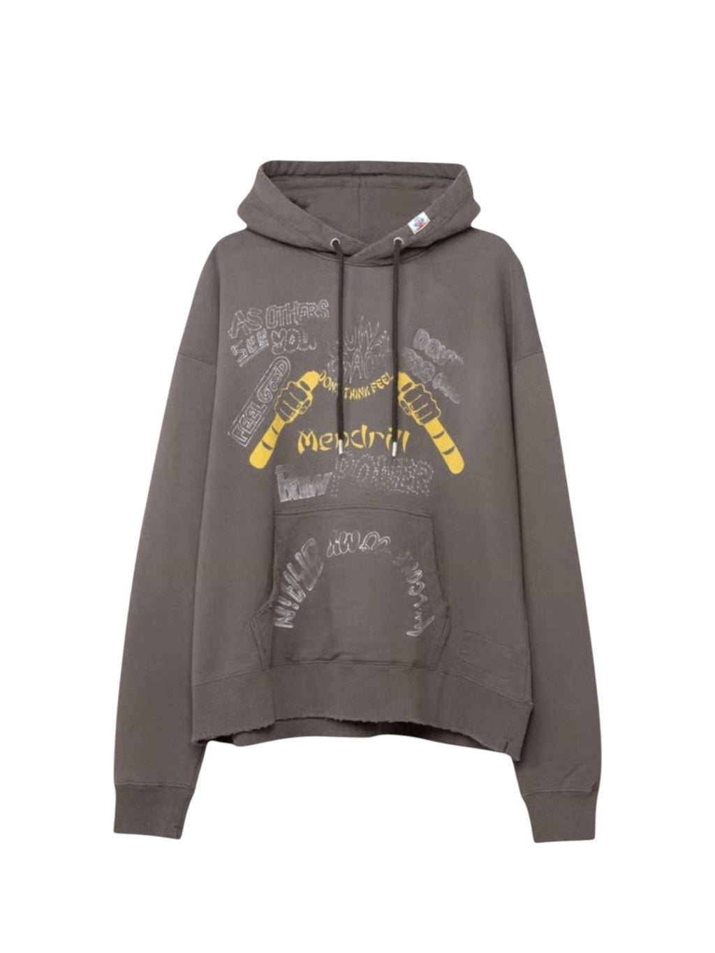MAISON MIHARA YASUHIRO × MENDRILL DISTRESSED HOODIE BLACK