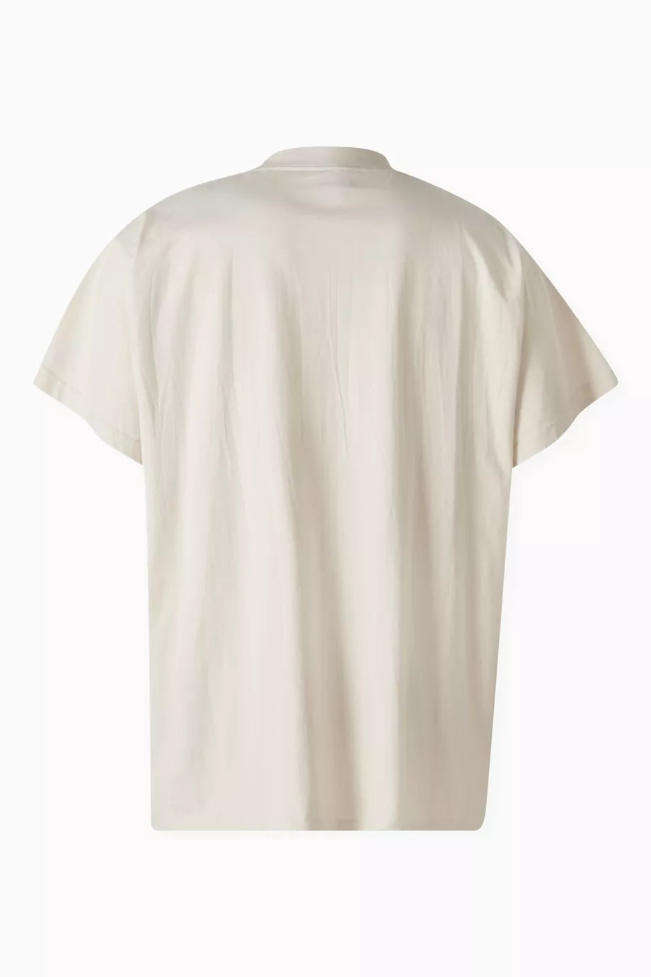 BALENCIAGA METAL BB STENCIL T-SHIRT BEIGE