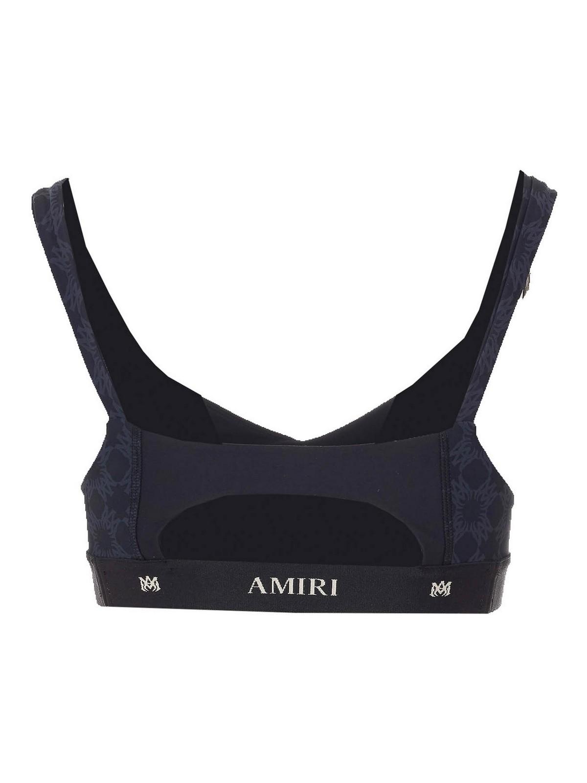AMIRI MA QUAD SPORTS BRA BLACK
