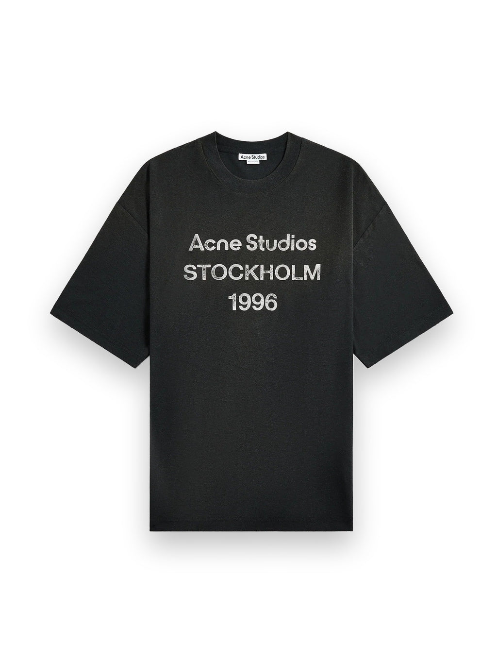 ACNE STUDIOS FADED BLACK STOCKHOLM 1996 T-SHIRT