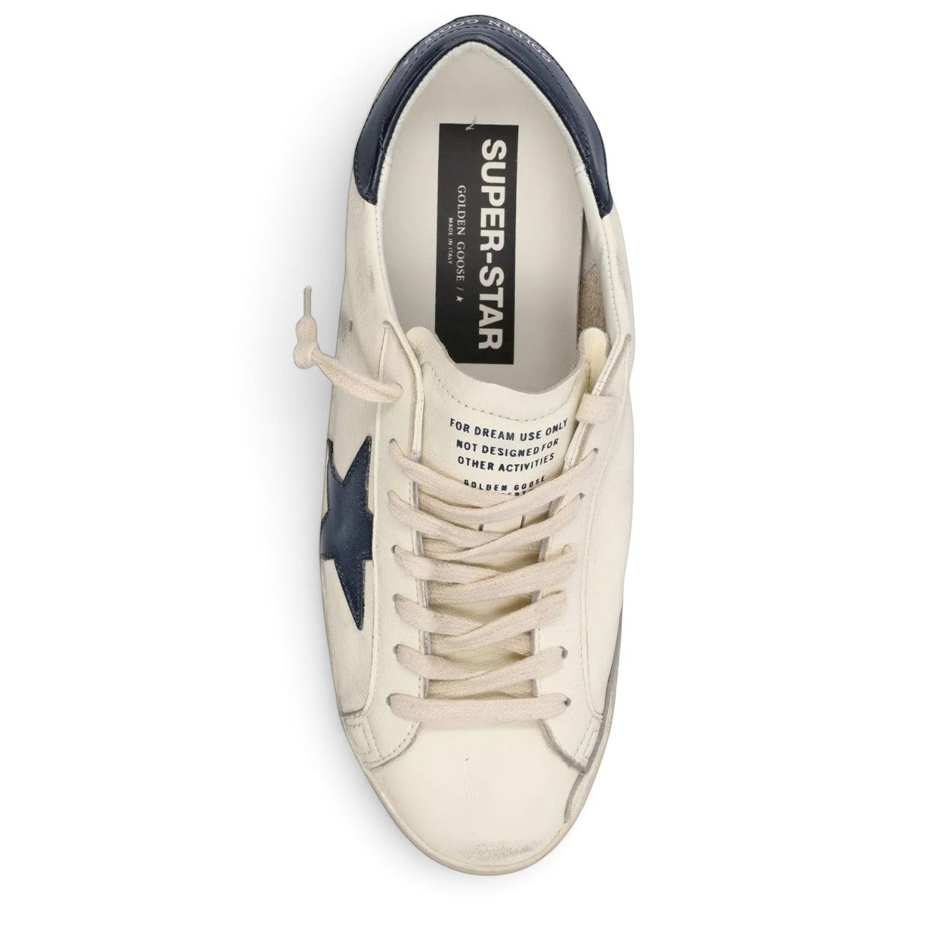 GOLDEN GOOSE SUPERSTAR SNEAKER WHITE NAVY