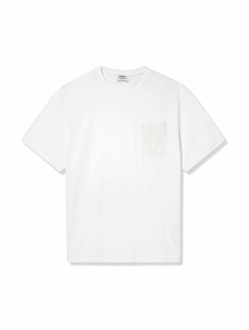 LOEWE ANAGRAM POCKET T SHIRT WHITE