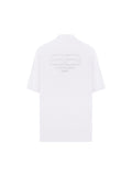 BALENCIAGA BB LOGO RHINESTONES T SHIRT WHITE