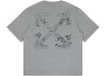 OFF WHITE PAINT SPLATTER ARROW DIAG T-SHIRT HEATHER GREY