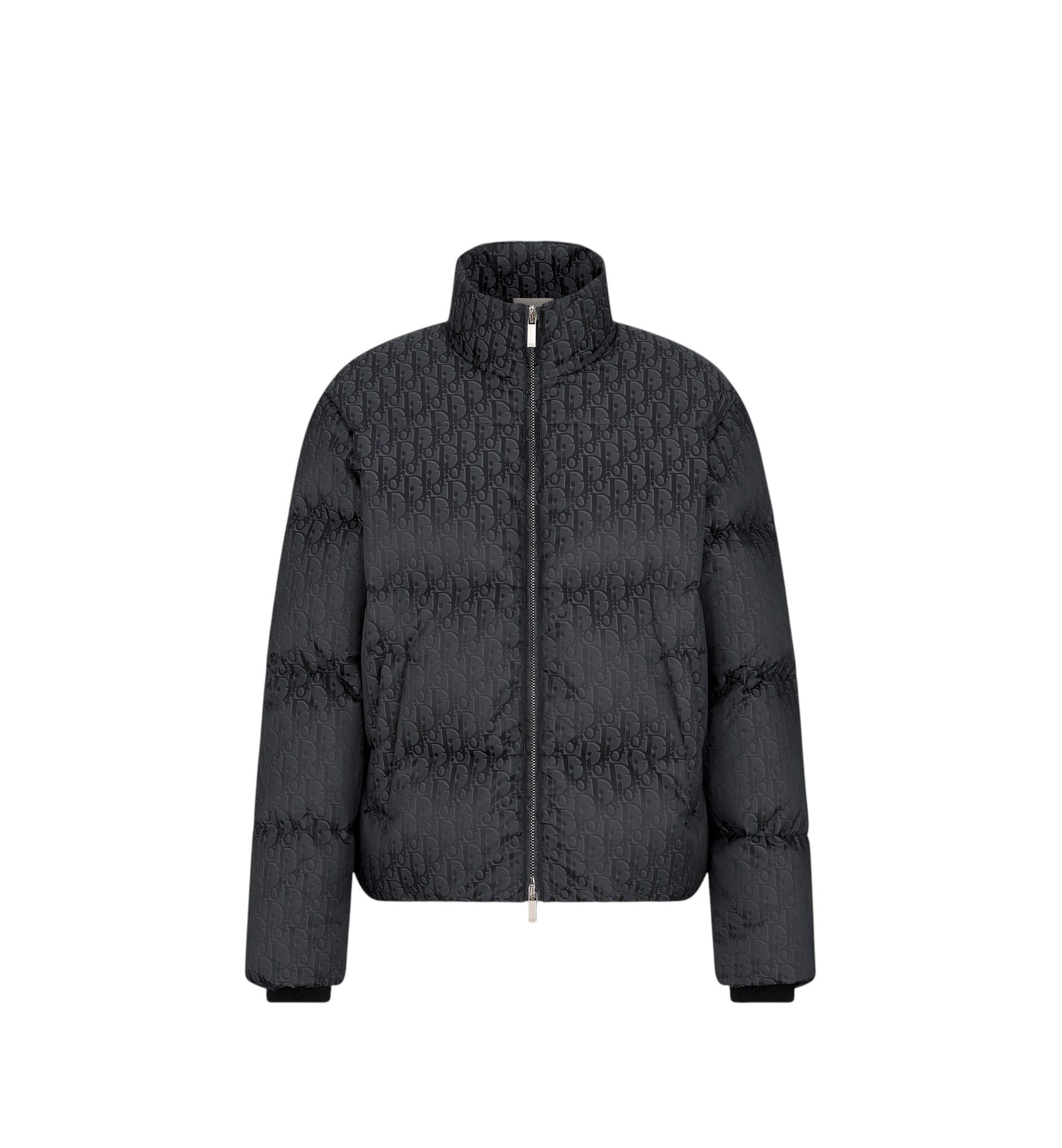 DIOR OBLIQUE DOWN PUFFER JACKET BLACK