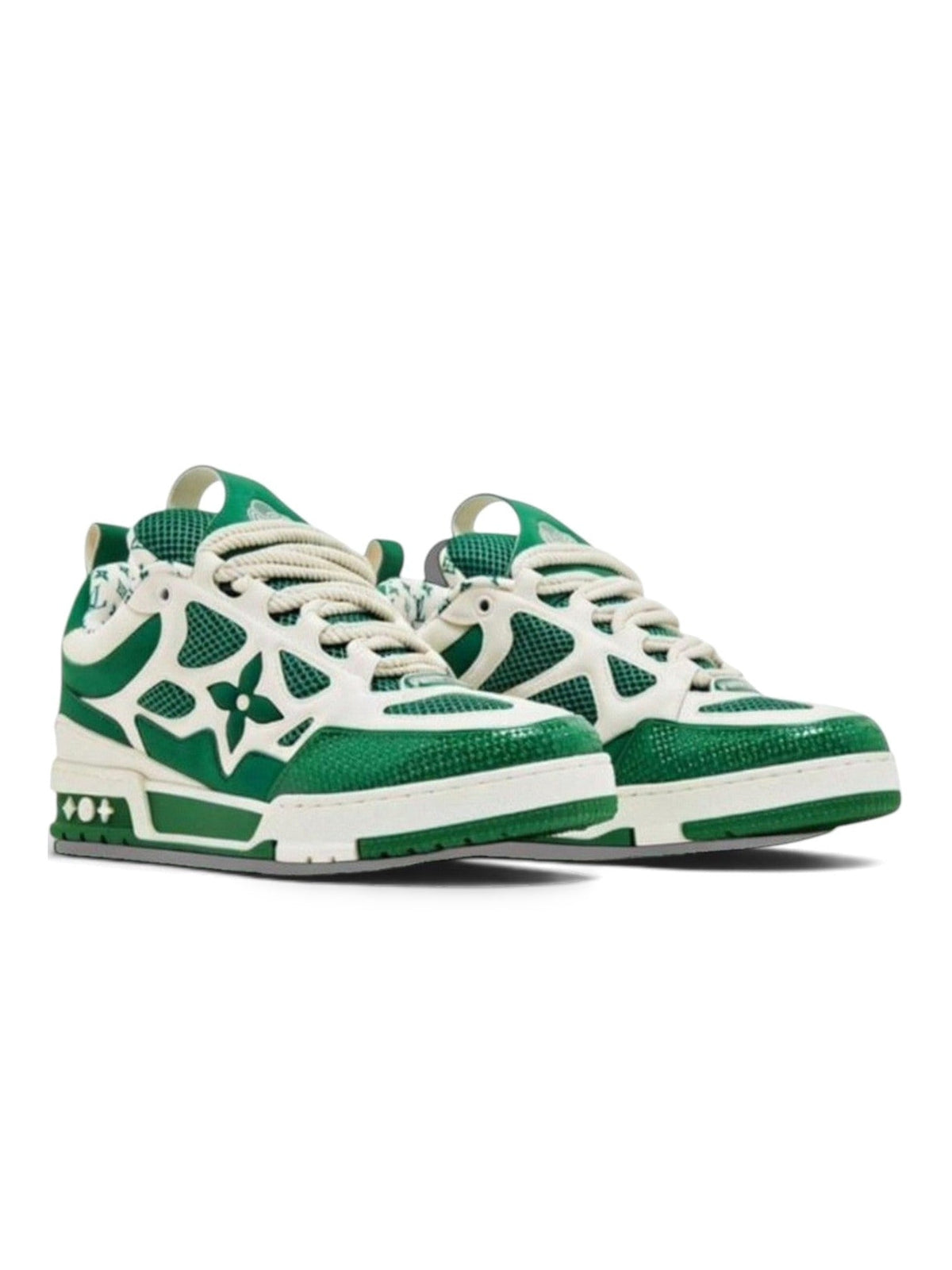 LOUIS VUITTON LV SKATE GREEN WHITE