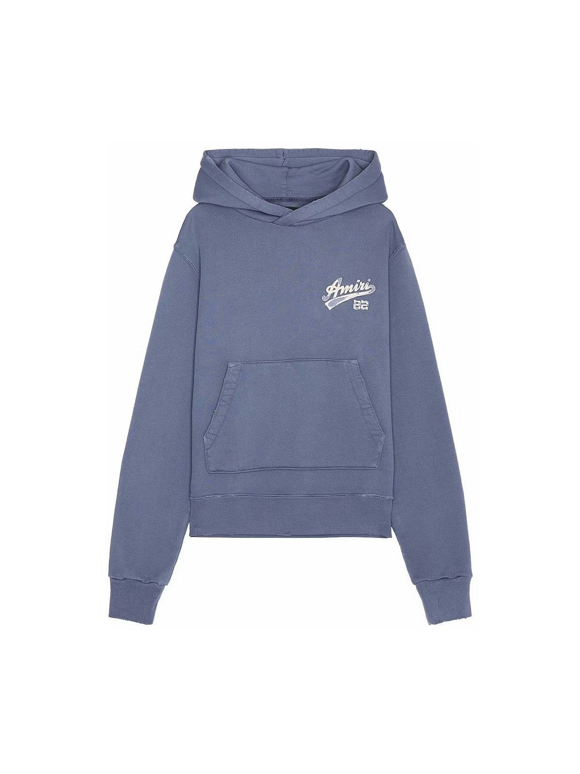 AMIRI 22 DISTRESSED POWDER BLUE HOODIE
