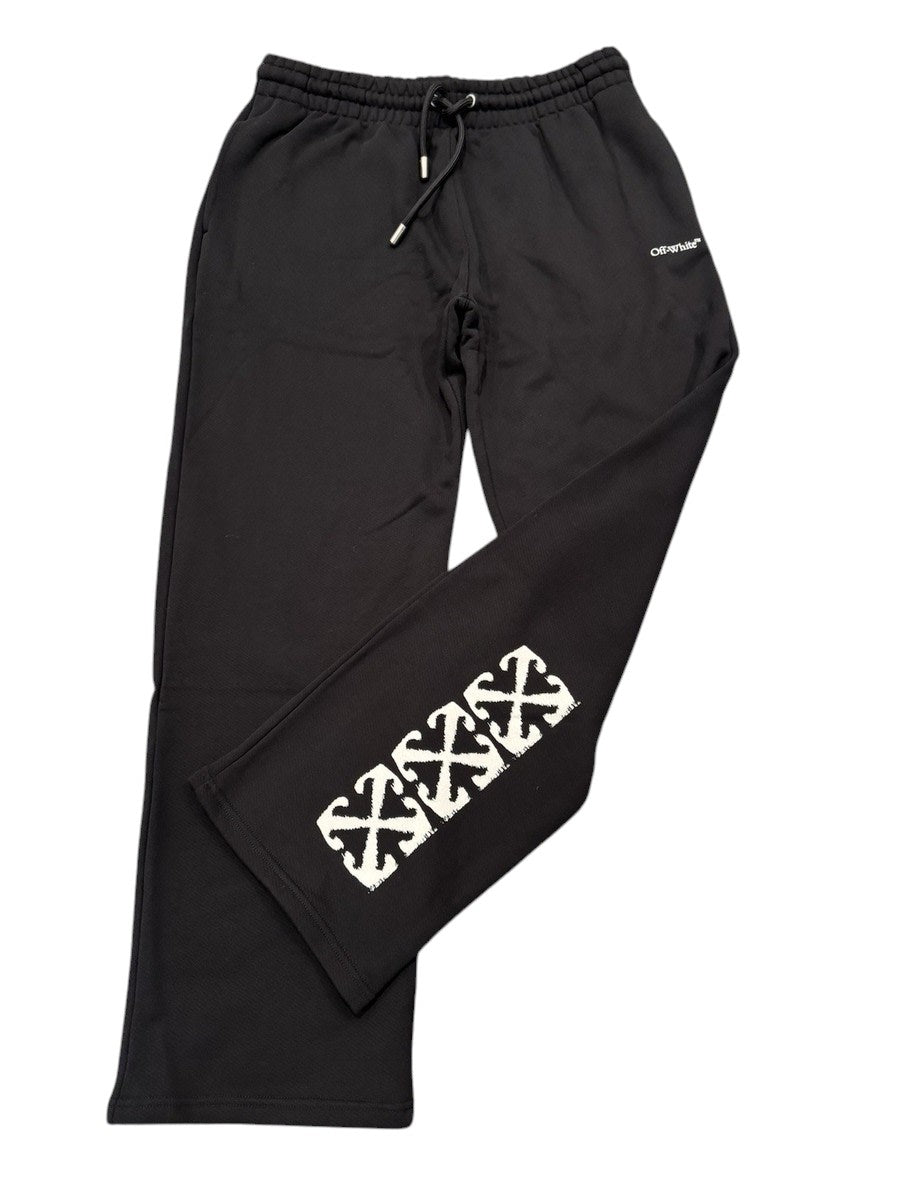 OFF WHITE WINDY ARROW BLACK SWEATPANTS