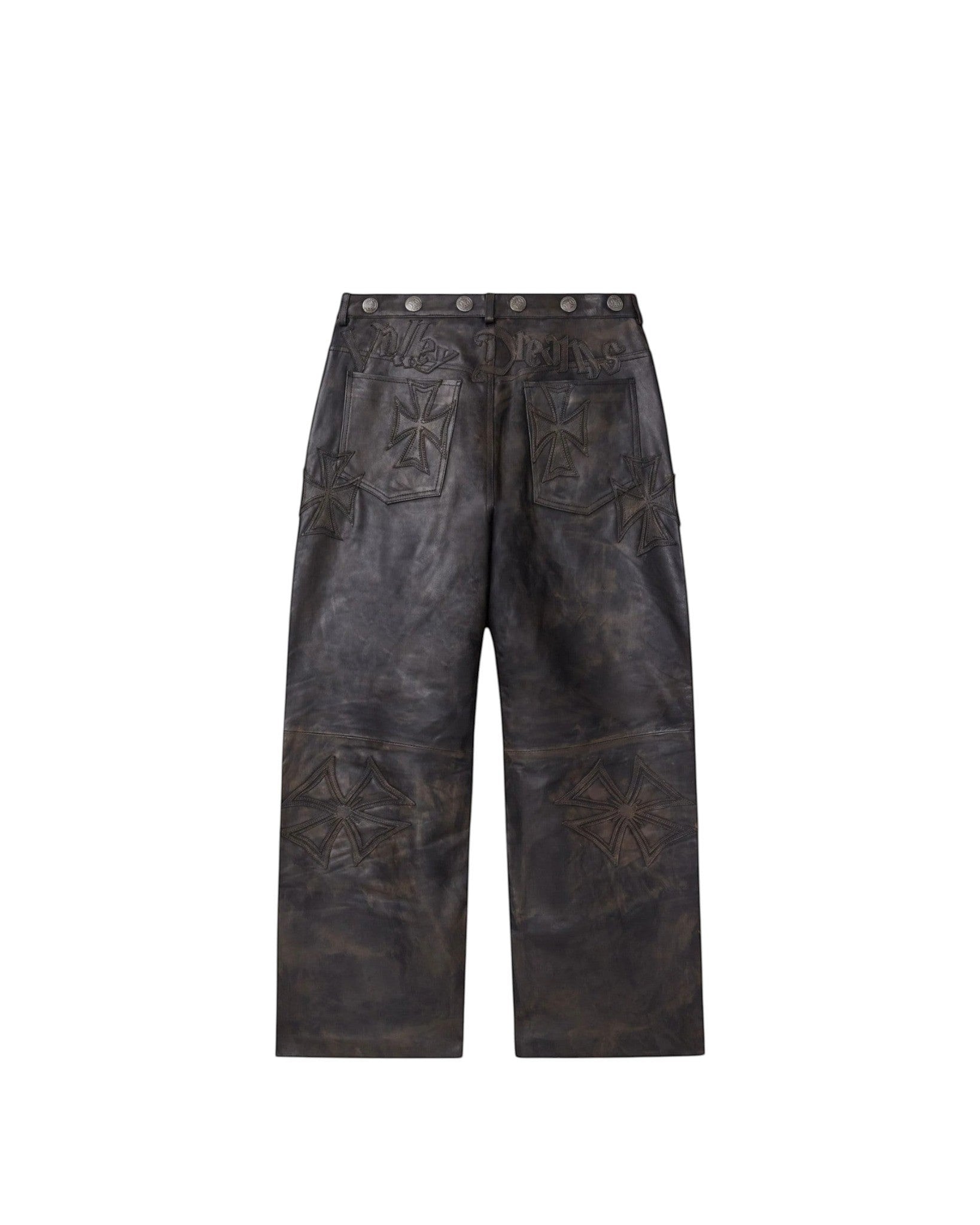 VALE DREAMS CARPENTER CROXXX LEATHER PANTS