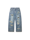 VALLEY CRYSTAL RAIN DENIM LIGHT WASH DISTRESSED
