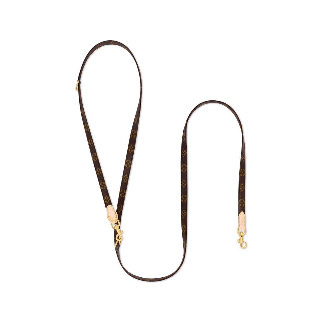 LOUIS VUITTON MONOGRAM DOG LEASH & COLLAR LOVERS