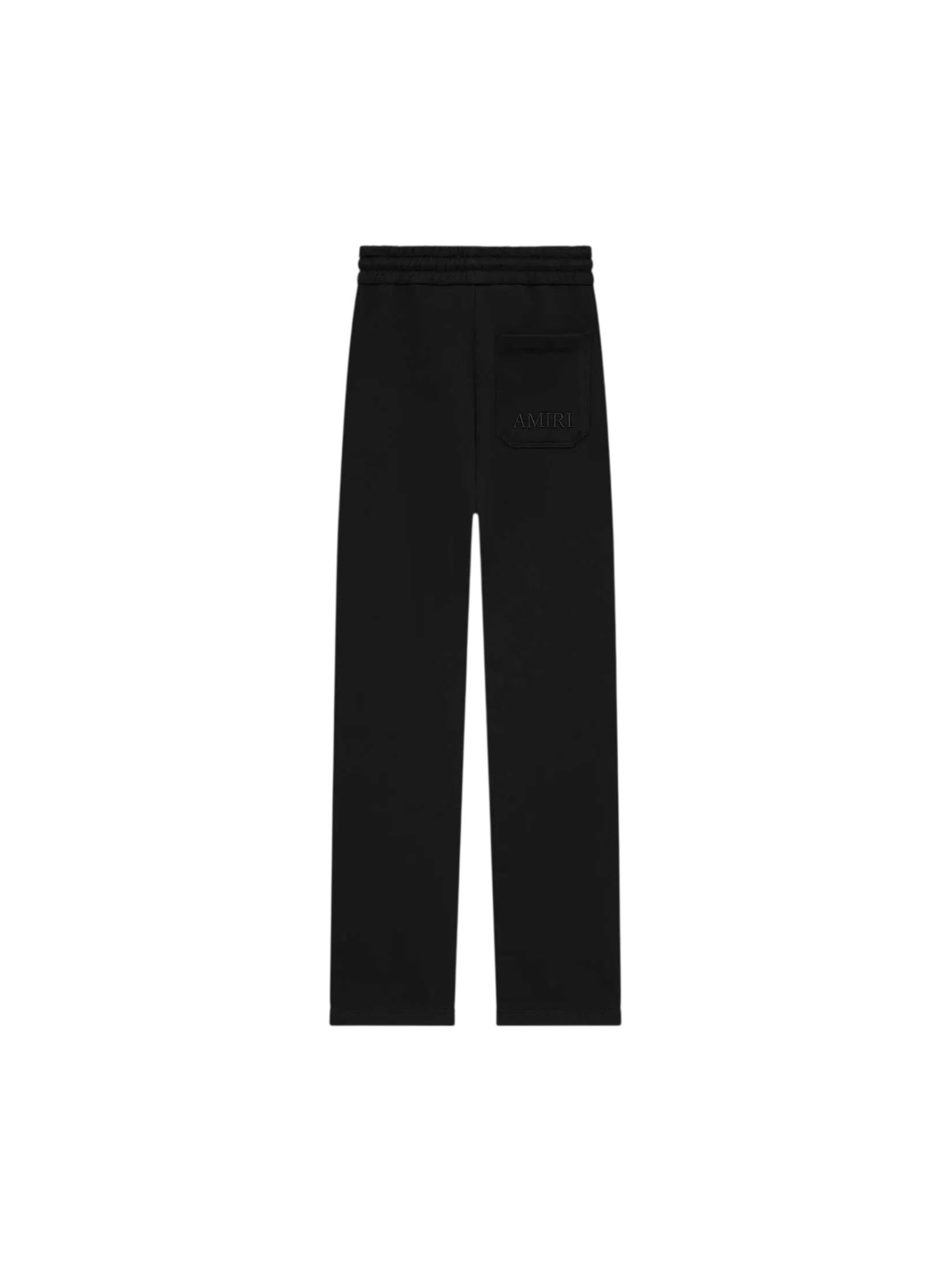 AMIRI BLACK TONAL EMBROIDERED MA LOGO SWEATPANTS