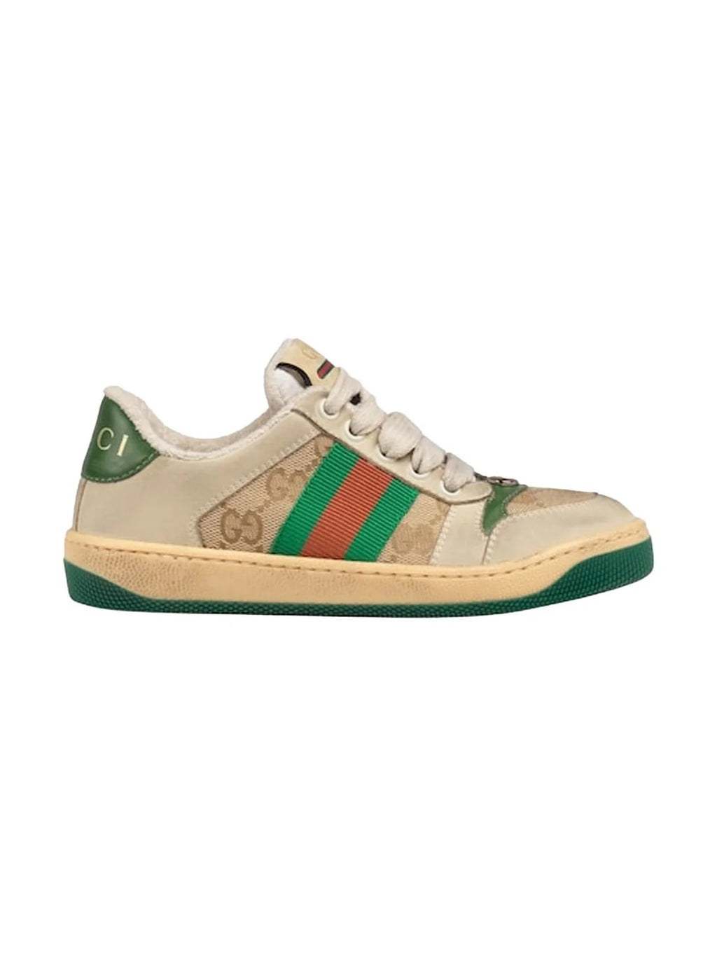 GUCCI SCREENER SNEAKERS MONOGRAM BEIGE