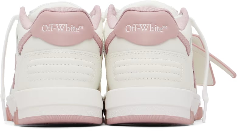 OFF WHITE OUT OF OFFICE WHITE PINK CALF LEATHER