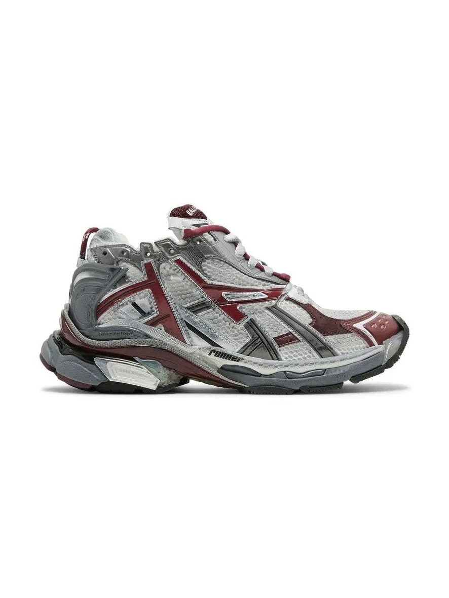 BALENCIAGA RUNNER BURGUNDY GREY