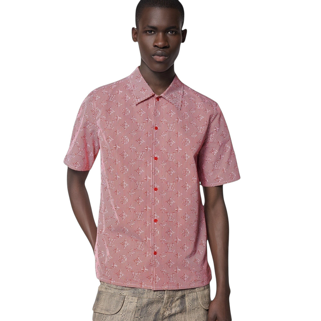 LOUIS VUITTON ILLUSION RED SHIRT