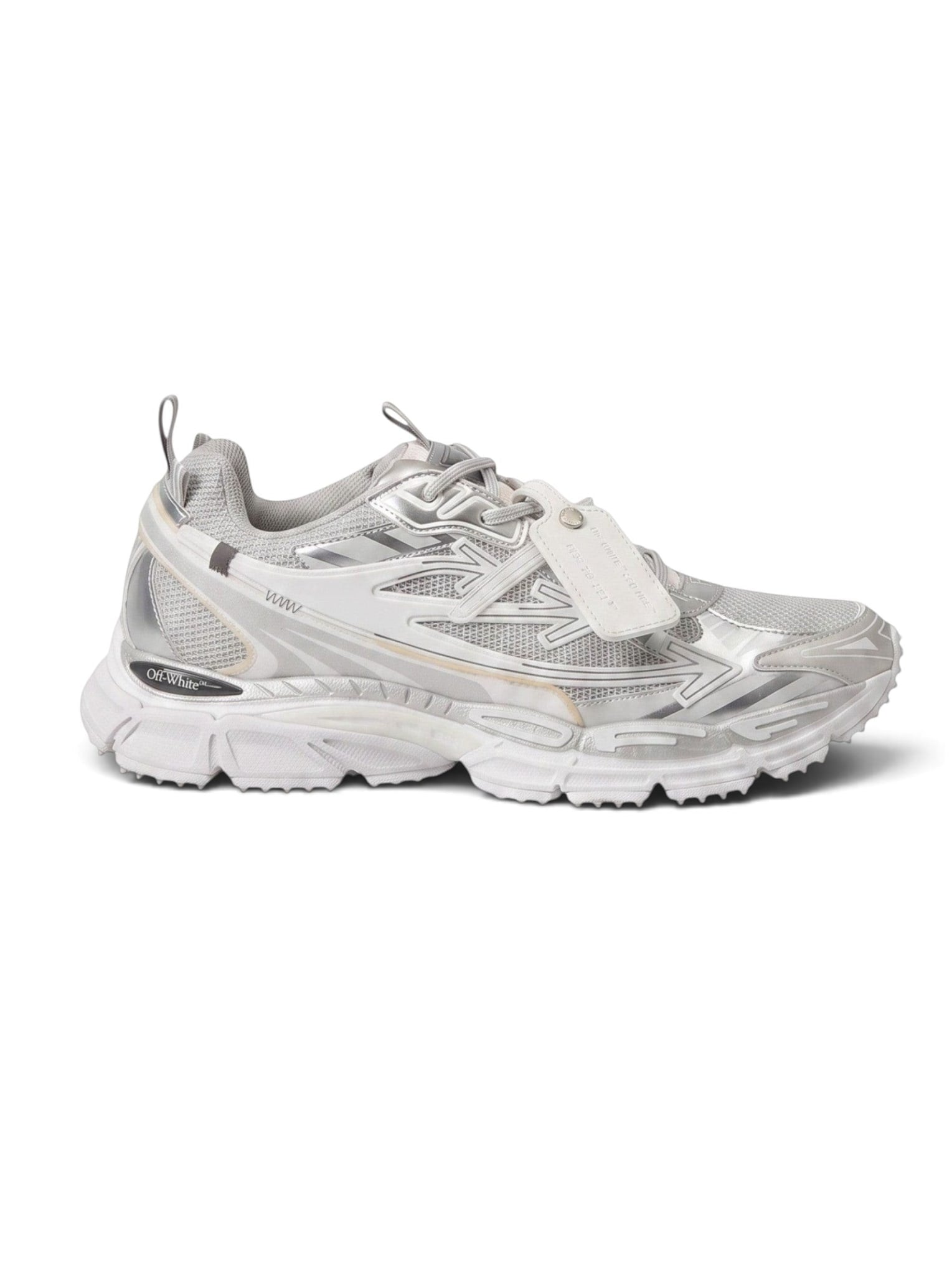 OFF WHITE BE RIGHT BACK GREY SILVER