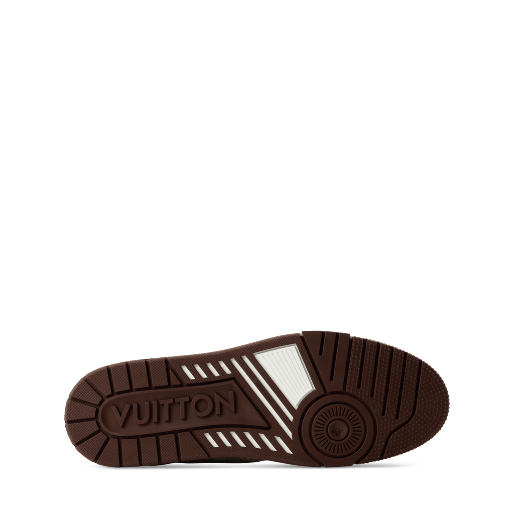LOUIS VUITTON TRAINER GREEN BURGUNDY