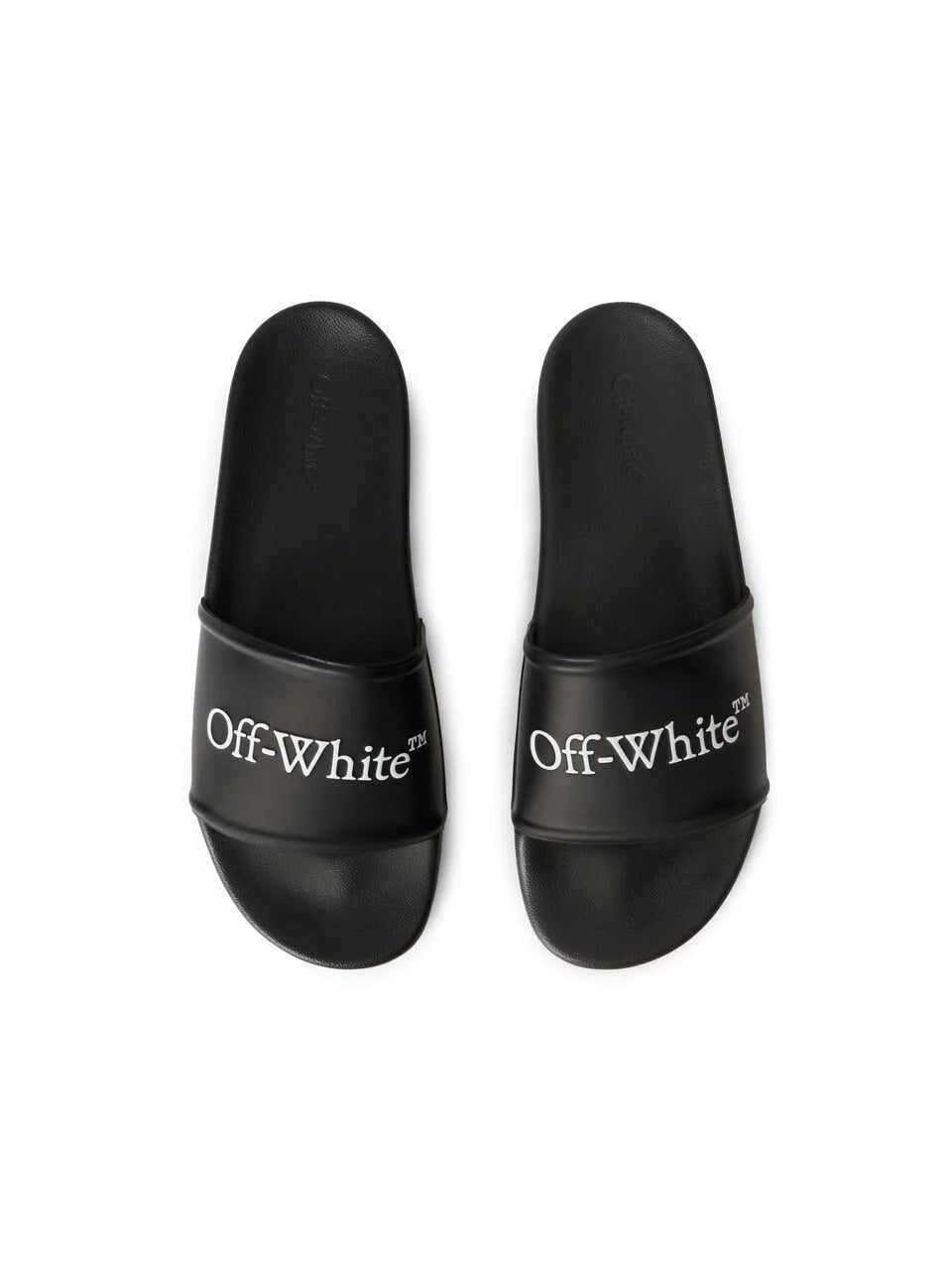 OFF WHITE BOOKISH SLIDERS BLACK