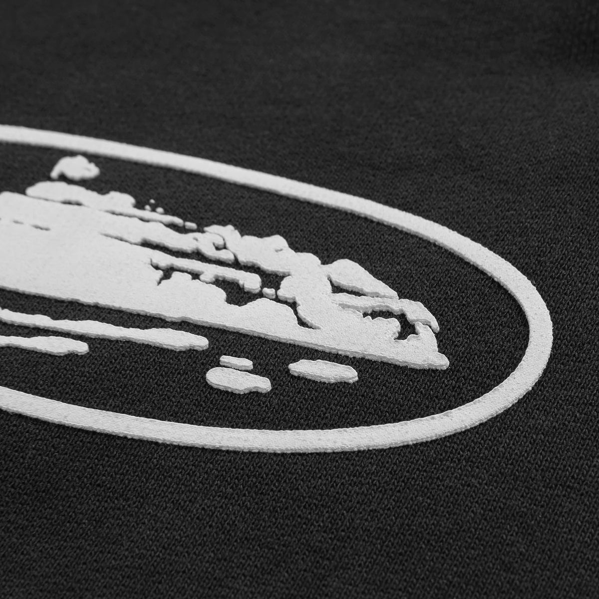 CORTEIZ OG ISLAND PUFF BLACK SWEATSHORTS