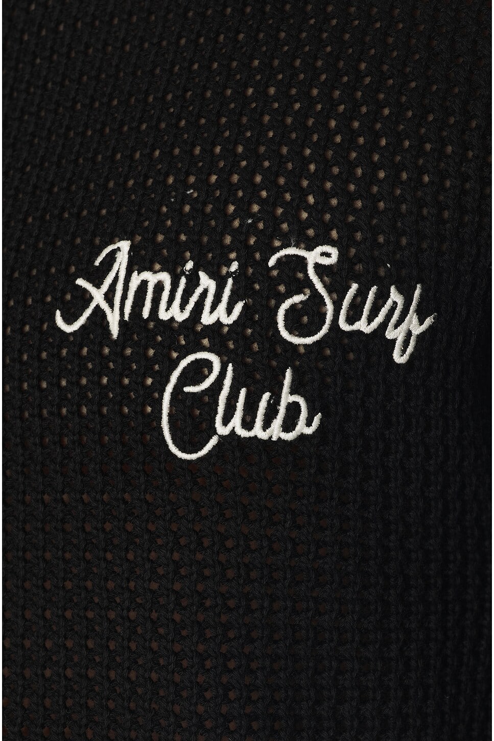 AMIRI SURF CLUB SHIRT BLACK
