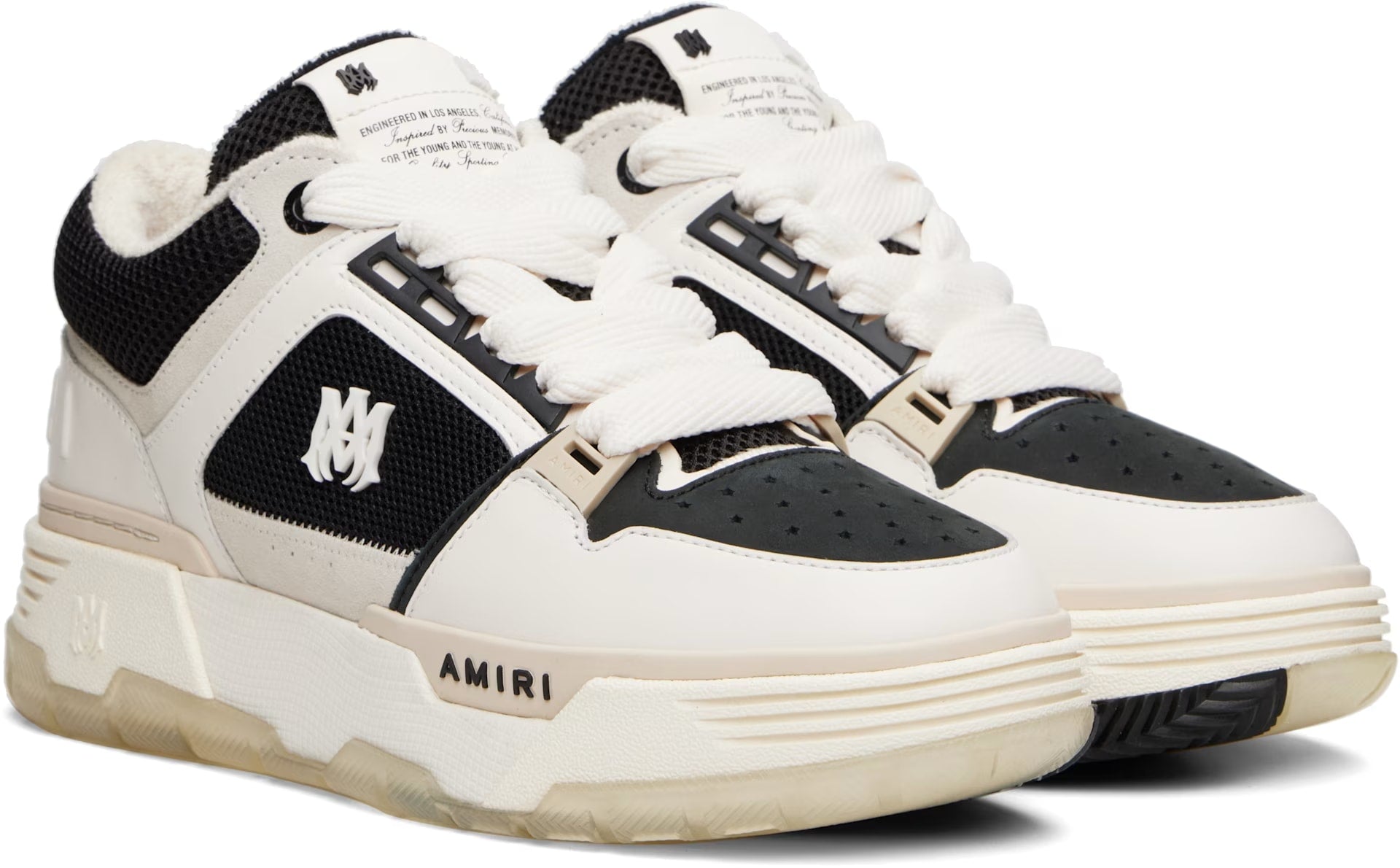AMIRI MA-1 SNEAKERS BLACK WHITE