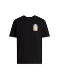 CASABLANCA TENNIS LANDSCAPE T-SHIRT BLACK
