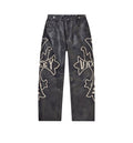 VALLEY HARDY LEATHER PANTS BLACK