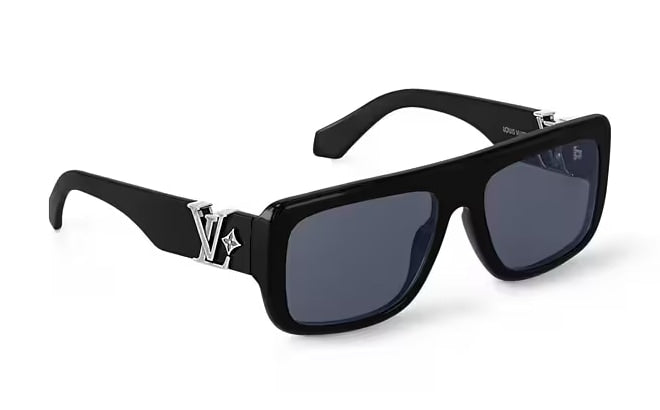 LOUIS VUITTON FLOWER SQUARE SUNGLASSES BLACK