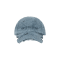 BALENCIAGA DESTROYED LASER CAP DENIM