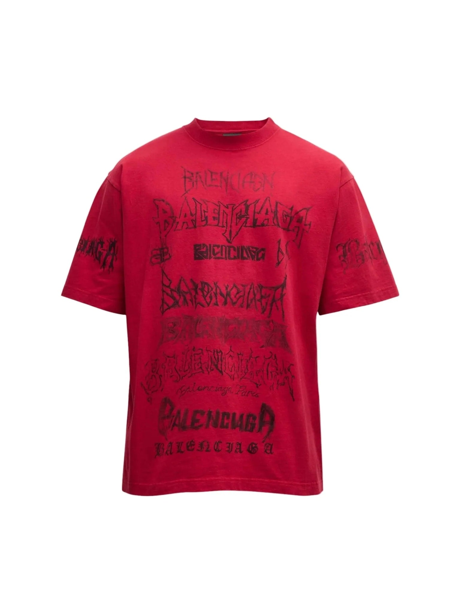 BALENCIAGA DIY METAL RED T-SHIRT