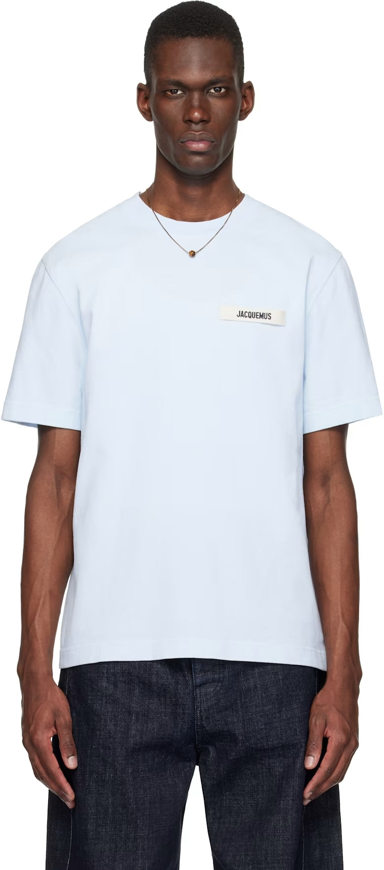 JACQUEMUS LE GROSS T-SHIRT LIGHT BLUE