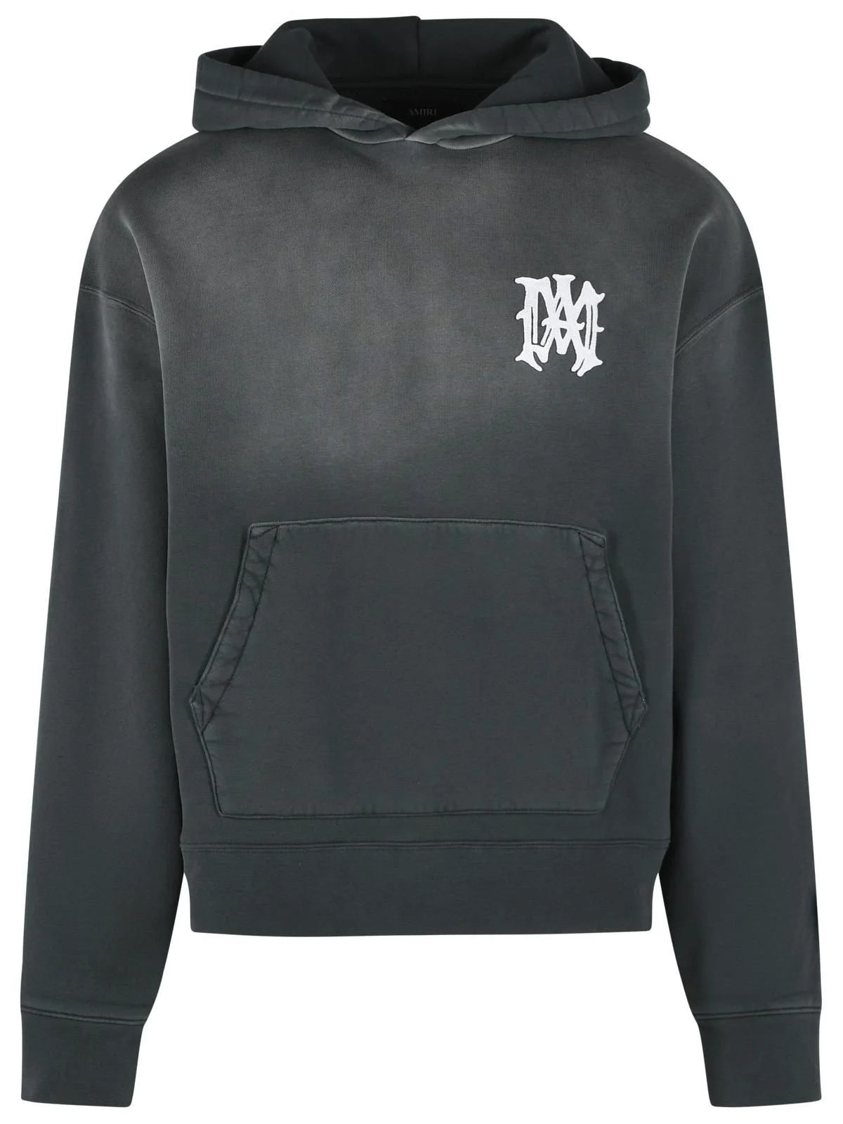 AMIRI LOGO PRINTED HOLLYWOOD HOODIE WASHED BLACK