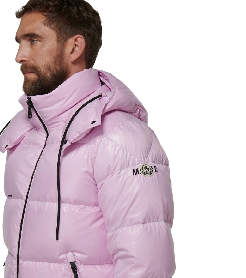 MONCLER HIROSHI FUJIWARA X FRAGMENT RICKEY SHORT DOWN JACKET LILAC