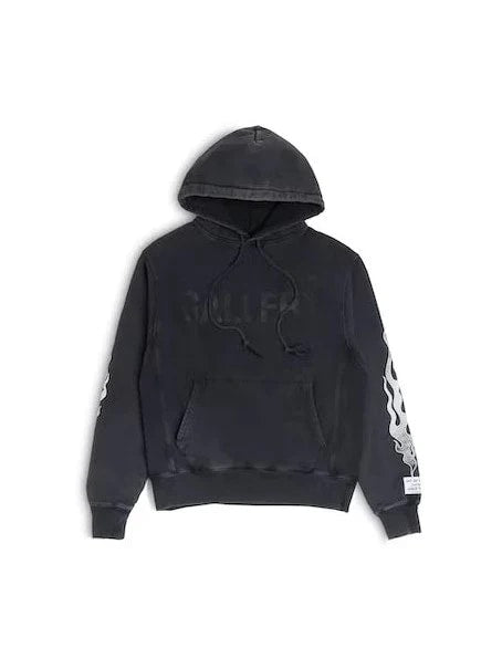 GALLERY DEPT. FLAMES HOODIE BLACK