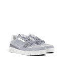 LOUIS VUITTON TRAINER MONOGRAM EMBOSSED GREY