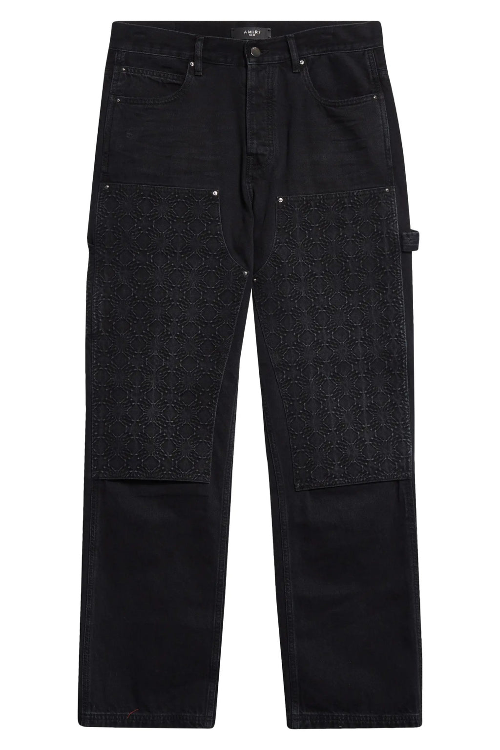 AMIRI CARPENTER MA QUAD DENIM JEANS BLACK