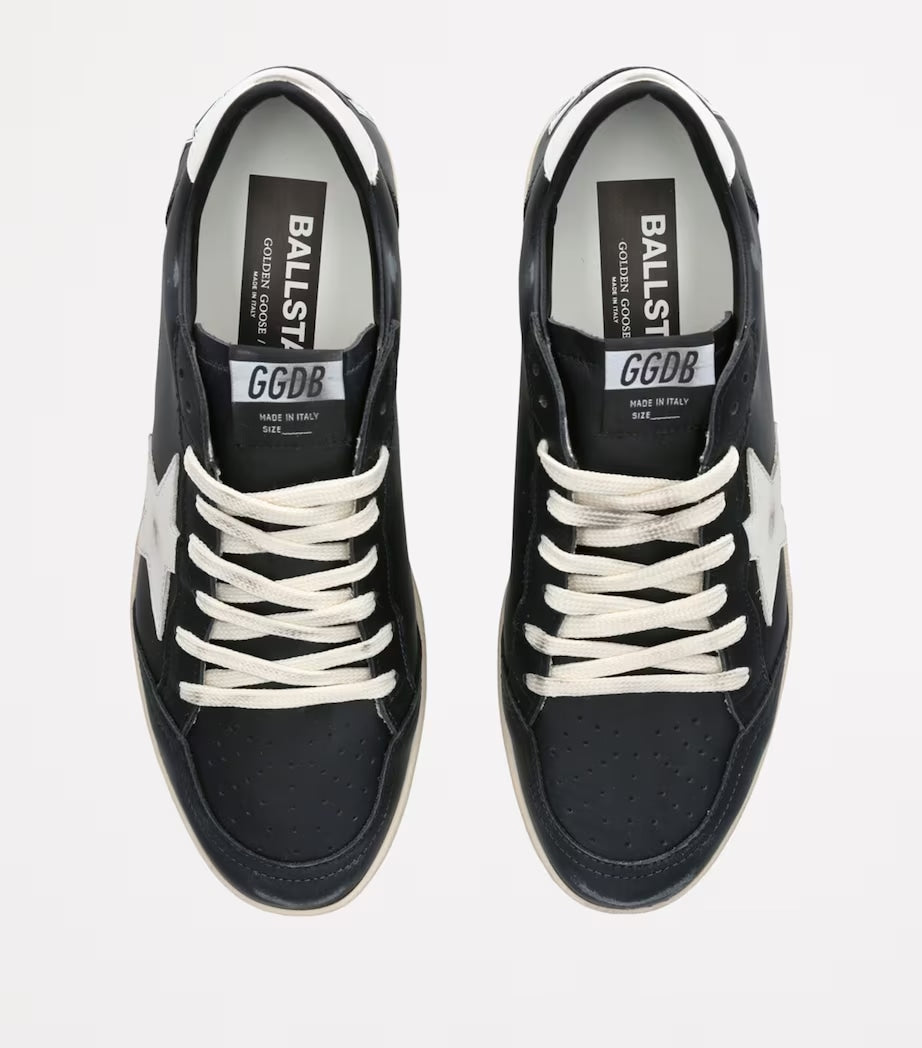 GOLDEN GOOSE BALLSTAR BLACK WHITE STAR