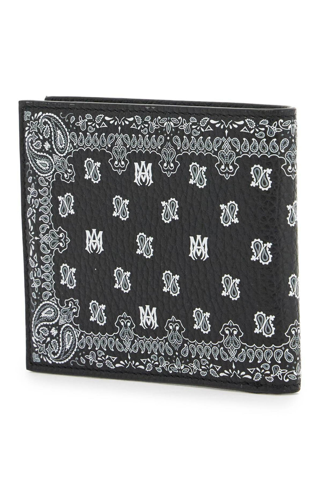 AMIRI MA BANDANA BI-FOLD WALLET BLACK