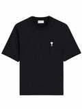 AMI PARIS PLACE DES VICTOIRES T-SHIRT BLACK