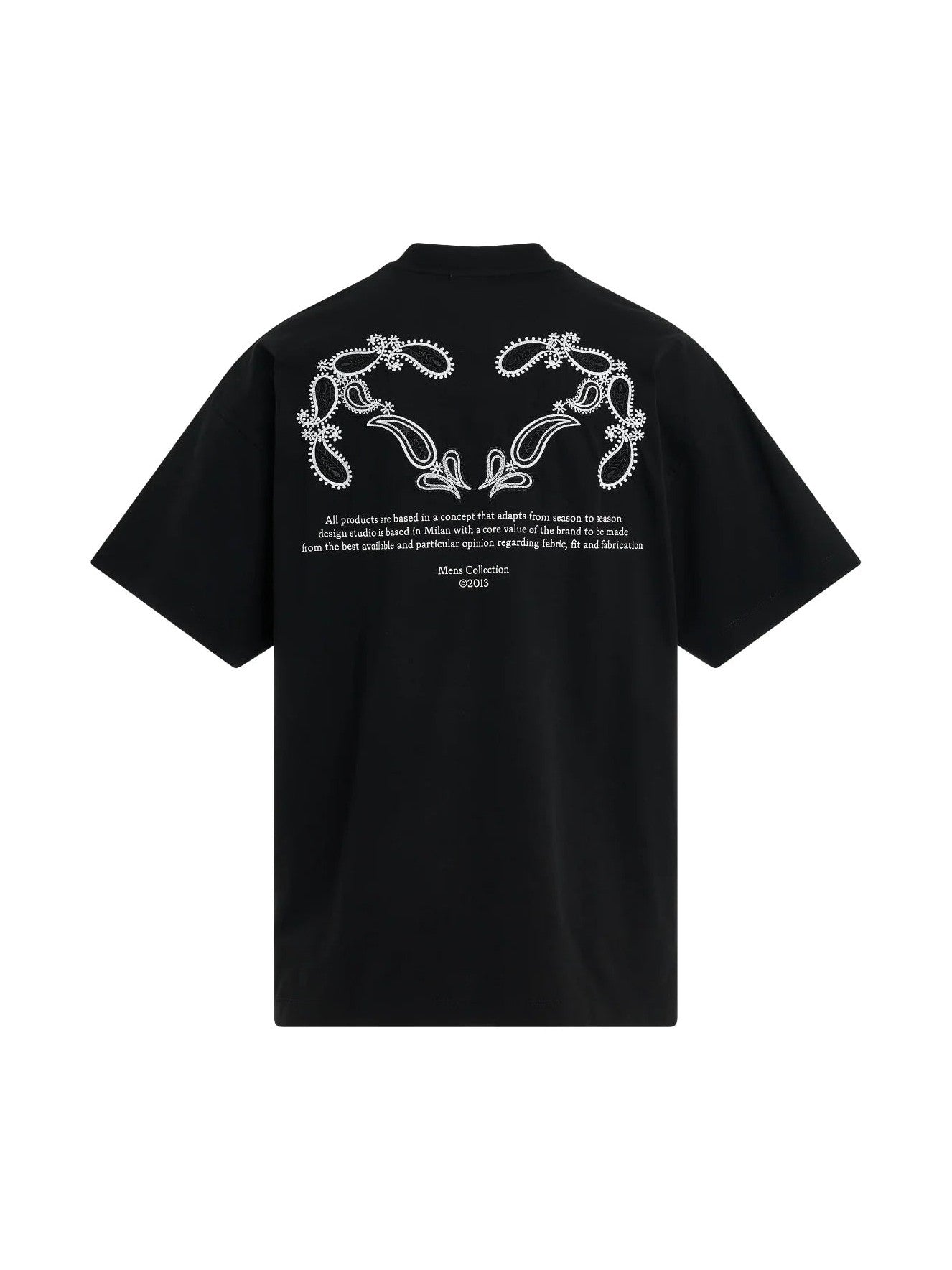 OFF WHITE BANDANA HALF ARROW T-SHIRT BLACK